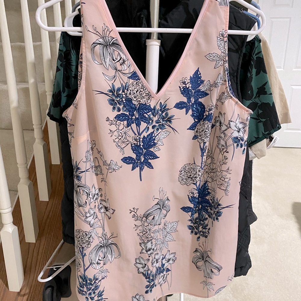 Pink Floral Top
